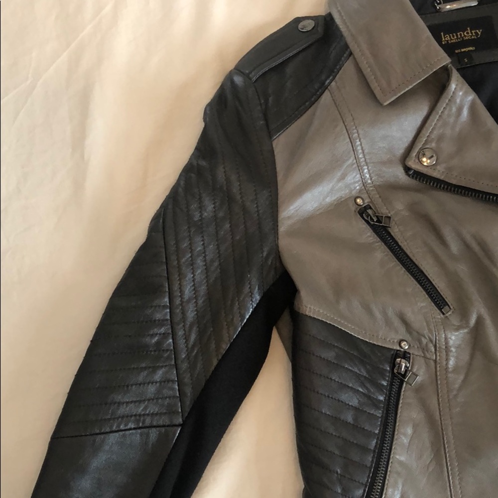 Soft Multi Colored Leather Jacket - image 5